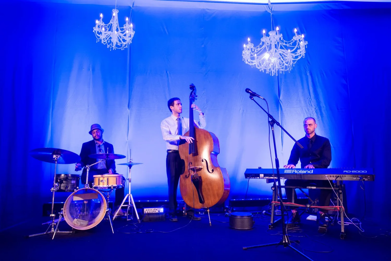 Jazz performance on stage