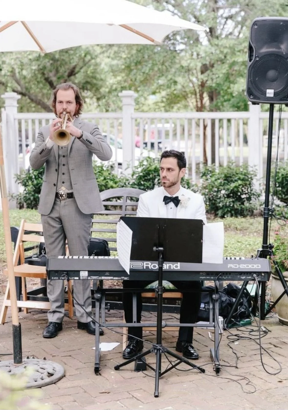 Blue Dot Jazz Troupe at a wedding